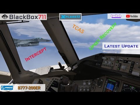 X-Plane 12.3 Open Beta | FlighFactor 777-200ER | TCAS + Upsets + Intercepts