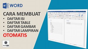 Microsoft Word: Tutorial Cara Membuat Daftar Isi, Tabel, Gambar, dan Lampiran Secara Otomatis