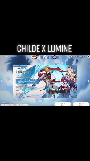 Childe x Lumine Kiss Scene in Genshin Impact