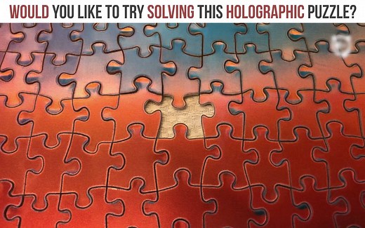 Would you like to try solving this holographic puzzle? | Bored Panda Art