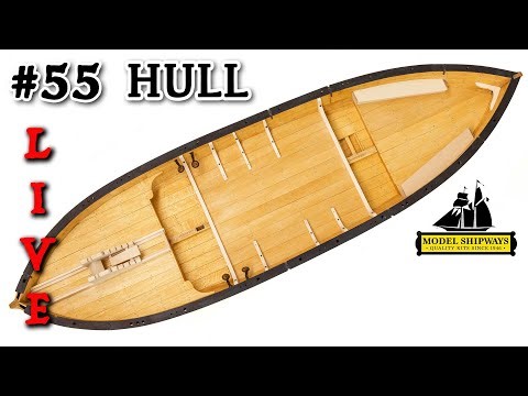 Ep. 55 - GROUP BUILD - COMPLETING the HULL - Gunboat PHILADELPHIA (1776) -Model Shipways KIT