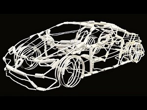 How I Made a DIY Wire Sculpture of a Lamborghini!