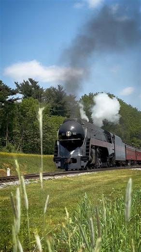 Thomas on Instagram: "Steam Locomotive #611 built by the Norfolk & Western, is the largest (by weight) coal burning steam locomotive in operation - and she wants you to know it!!! 🚂 🚂: N&W Roanoke | 1950 📸: May | 2023 🚂: #steamtrain #steamlocomotive #steamengine #railroad #railway #trainspotting #railfan #railfannation #trains #americana #vintage #retro #machine #mechanical #travel #transportation #locomotive #pennsylvania"