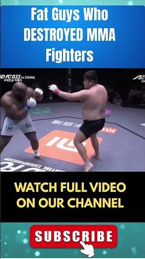 Fat Guys Who DESTROYED MMA Fighters