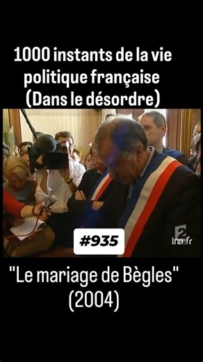 @instants.politiques on Instagram: "Nous sommes le 5 juin 2005 ​Bien avant le "Mariage pour tous" de 2013, un maire a décidé de bousculer l'histoire et le Code civil en célébrant le premier mariage homosexuel de France. Noël Mamère, maire de Bègles, annonce son intention d'unir Bertrand Charpentier et Stéphane Chapin. À l'époque, la loi française ne reconnaît le mariage qu'entre un homme et une femme. Le gouvernement, par la voix de Dominique Perben (Garde des Sceaux), tente d'interdire la cérém