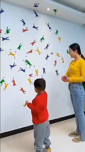 Sticky Man wall climber Toy / Stretchy Sticking man
