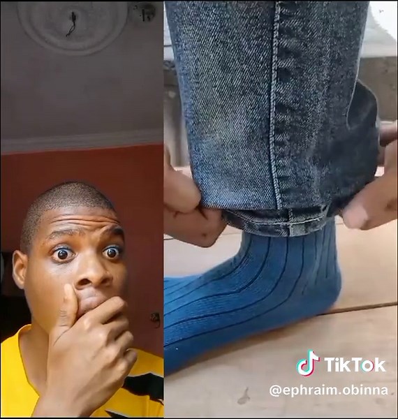 Shorten Long Jeans with Rubber Bands