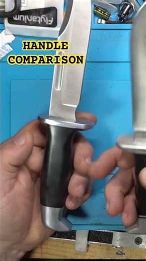 GORDON VS BUCK: Handle material