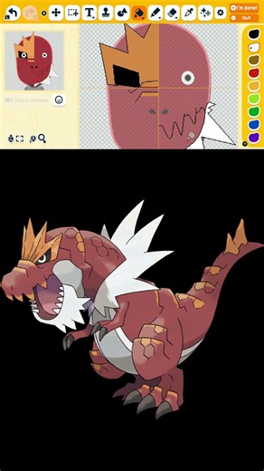 How to make Tyrantrum from Pokemon #tyrantrum #pokemon