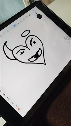 easy drawing Dil #shorts #art #drawing