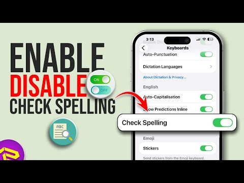 How to Enable or Disable Check Spelling When Typing on iPhone & Word | Easy Fix