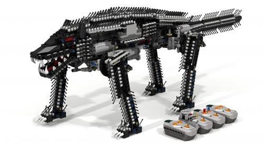 LEGO MOC-2182 The black wolf (Technic 2011)