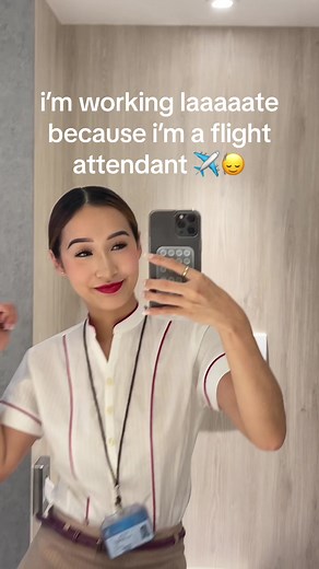 this song is stuck in my head 🤭 but for real we are always working late ✨ #fyp #cabincrewlife #cabincrewlifestyle #fa #flightattendant #cabincrew #flightattendantlife