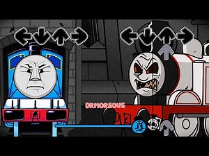 NEW Big Engine Brawl VS OLD Thomas Railway - FNF Unknown Suffering (i add cutscene)