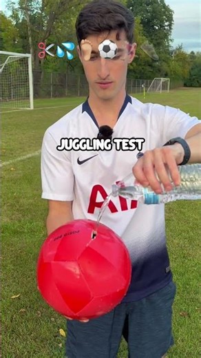 What Happens If You Put Water Inside A Soccer Ball?!