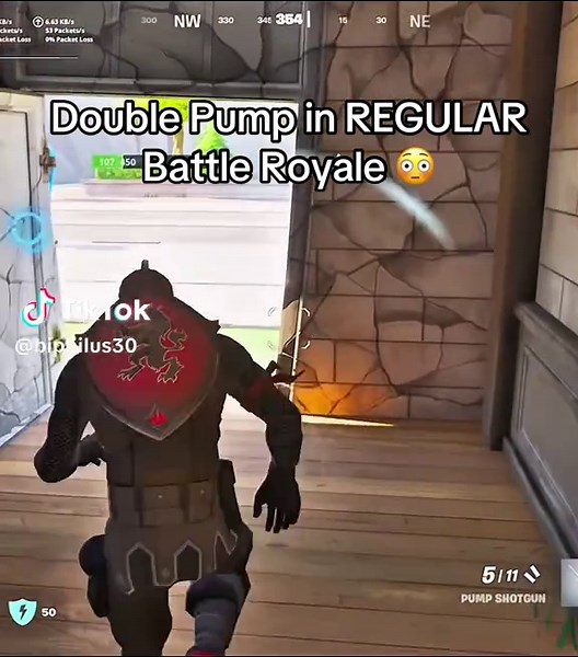 Double Pump Gameplay in Fortnite Battle Royale!
