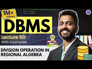 Division Operation in Relational Algebra Video Lecture | Crash Course: Computer Science Engineering (CSE)