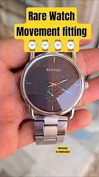 Unique Watch Movement Repair with Bottom Second Hand | Watch Repair Shop Real Work | tiktikhub