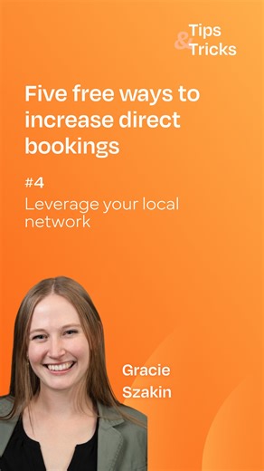 🌍 Tactic 4: Leverage your local magic ✨ Guests want local experiences, so give them one! 🤝 Partner with nearby restaurants, coworking spaces or tour guides 🎁 Bundle room perks (like dinner or bike rental) 📅 Align offers with seasonal events 💡 Tip: Make these packages only bookable on your website. One destination, endless booking potential. Stay tuned for Part 5! 👉 https://mylh.co/4cmFOnK | Lighthouse Intelligence