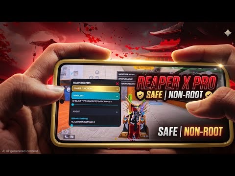 Reaper X Pro V2 Injector Free Fire | Free Fire Non Root Device Injector ob52 Reaper X pro v2