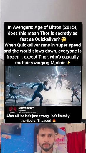 Avengers: Age of Ultron (2015) – Is Thor as Fast as Quicksilver? ⚡️😳