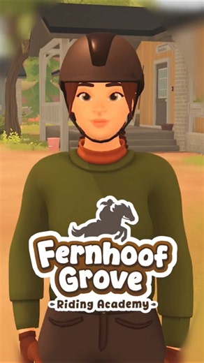 The Best New Realistically Stylized Horse Game Of 2026 : Fernhoof Groove Riding Academy #Ytshort