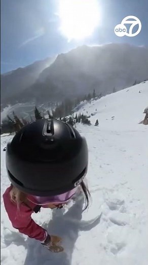Video captures skiers triggering avalanche, fighting to survive the ride