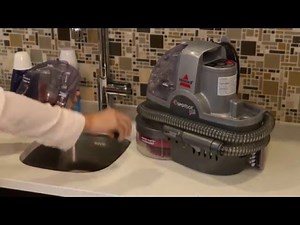 Filling Tanks SpotBot Pet carpet cleaner instruction