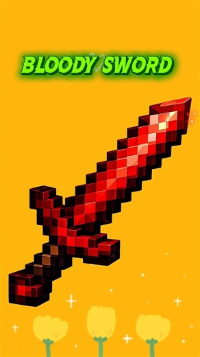 Minecraft Amazing Recipes You Didn’t Know! 🤯🔥I craft Bloody Sword #shorts #youtubeshorts