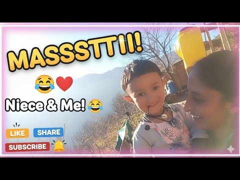 NEICE VLOG: Ek Din Meri Bhanji Ke Saath 🤪 | Aise Ki Masti Ki Sab Dekhte Reh Gaye! 🔥