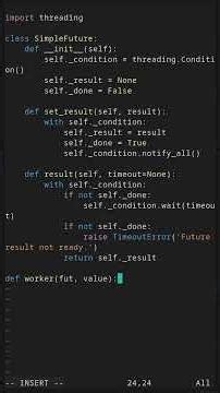 Simple Futures Implementation in Python
