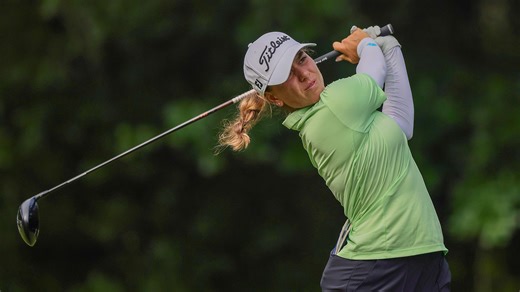 Stephanie Kyriacou Makes Albatross on 18th Hole in Final Round of Black Desert Championship | News | LPGA | Ladies Professional Golf Association