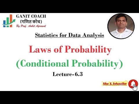 Lecture 6.3 Conditional probability | Law of Conditional Probability