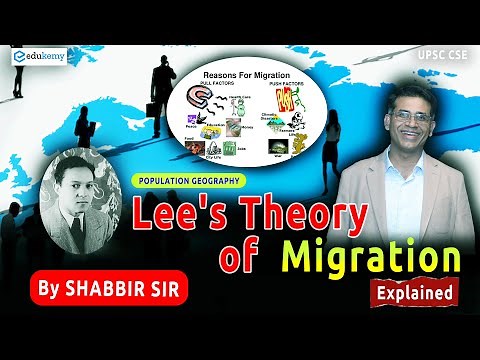 Lee's Theory of Migration: Explained | Shabbir Sir | Edukemy IAS #geographyoptional #upsc #ias