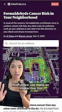Look Up the Formaldehyde Cancer Risk in Your Neighborhood