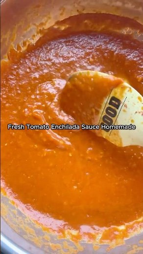 Fresh Tomato Enchilada Sauce - 10 Minute Recipe