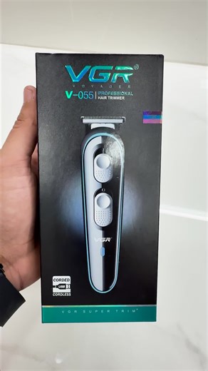 ‏ماكينة حلاقة رجالي VGR V-055 احترافية – شحن USB وأداء قوي