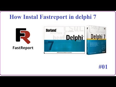 How To instal Fast report ind Delphi 7