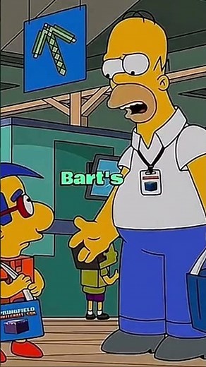 What happens when the simpsons a go to a Minecraft convention? #simpsons