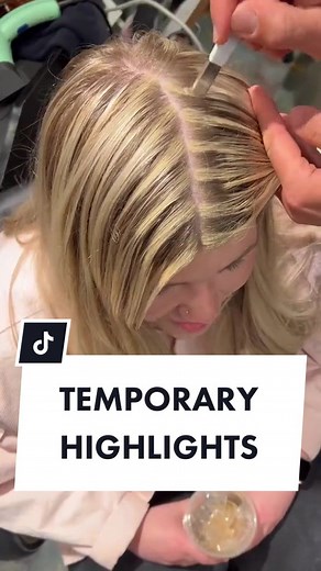 Temporary Blonde Highlights with Color Wow Root Cover Up in Platinum Blonde