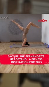 Looking for fitness goals in 2025? Jacqueline Fernandez’s headstand might just be the inspiration you need. Watch the video. #zoomtv #healthylife #healthylifestyle #jacqueline #jacquelinefernandez #jacquelinefernandezfans #trending #fyp #workout #fitness | Zoom TV