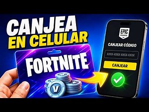How to REDEEM a FORTNITE CARD on your MOBILE PHONE ✅ Step by Step