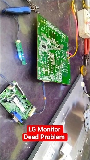 19" LG Monitor Dead problem solve #gurutech #viralvideo #shortsfeed