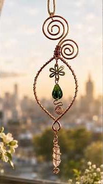 DIY Copper Window Charm ✨ This Sun Catcher Looks Store-Bought!