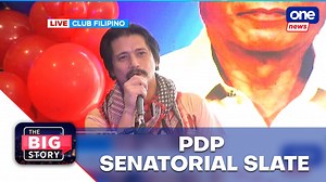 10K views · 418 reactions | Ex-Pres. Duterte attends proclamation rally of PDP Senatorial slate | The Big Story #TheBigStory | The Partido ng Demokratiko Pilipino Lakas ng Bayan (PDP-Laban), led by former President Rodrigo Duterte, has officially introduced its nine senatorial candidates for the 2025 midterm elections. | ONE News | Facebook