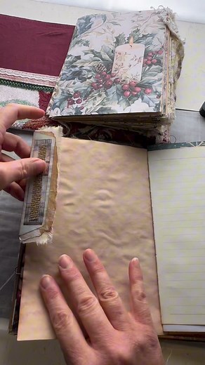 I’m at the stage where I’ve started thinking about locking some things into this journal. Not something I usually think about this early in the process… but every journal creation is different. To be able to even consider locking things in, I need to first ink the pages. So I made a start on that today, finishing off the first signature, which was a great start. You can see a little sneak peek of how the first signature is coming along as I straighten up the pages again as I finish. I think I’m 