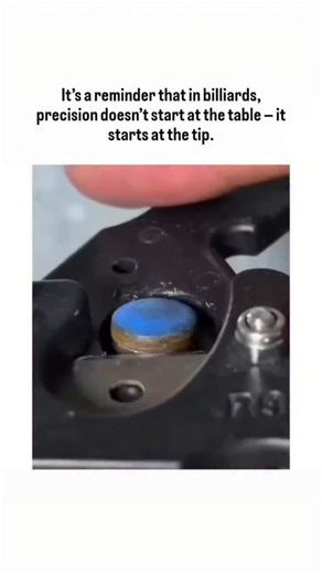 NONIVAL on Instagram: "This 36-second tutorial is satisfying because it treats cue maintenance like a craft not a shortcut. 12K 85 It starts with the basics done right: the worn leather tip is peeled cleanly from the ferrule using pliers, avoiding damage to the cue. The surface is prepped carefully, then wrapped with tape - a small but important step that protects the shaft and helps dial in the fit. The new leather tip is pressed on square, which matters more than people realize. Even a slight 