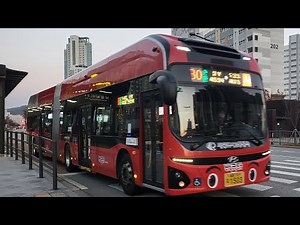 세종 BRT B0번 현대 일렉시티 굴절버스 누리동→국책연구단지 구간 주행영상 Hyundai Elec City Articulated Bus