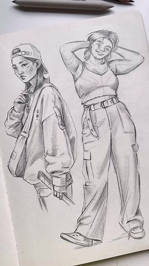 Exploring Figure Studies in Sketchbook Art