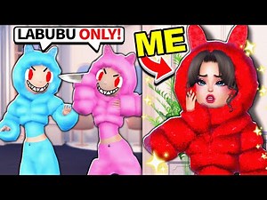 I Snuck Into a LABUBU ONLY SERVER in Dress to Impress!